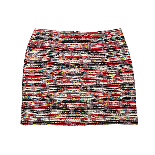 Monsoon Tweed Mini Skirt Red Multi SIZE 16