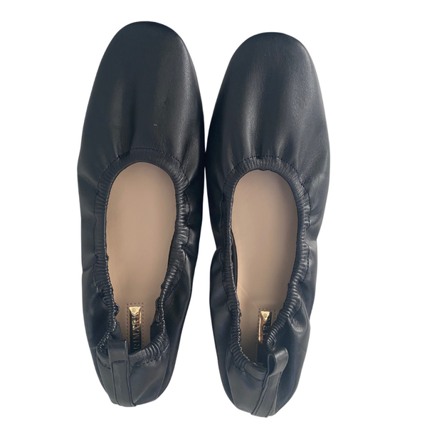 Scrunch Ballet Flats BlackSIZE 41