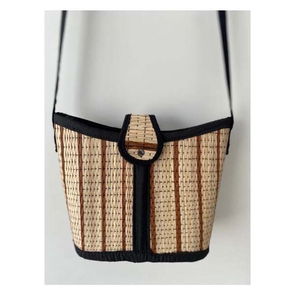 Raffia Crossbody Shoulder Bag