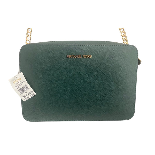 MICHAEL KORS Jet Set East West Crossbody Green