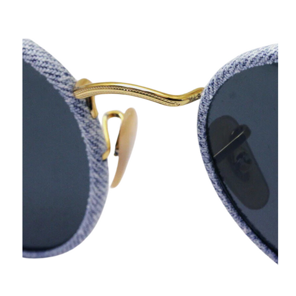 Ray-Ban Round Craft Sunglasses RB3475Q Blue Denim