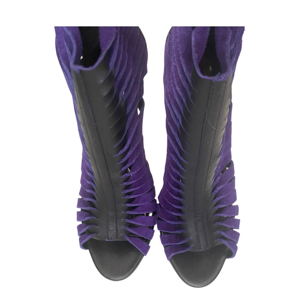 Gladiator Shoe Boot Purple SIZE 41