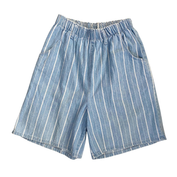 Pinstripe Jorts Blue SIZE 14