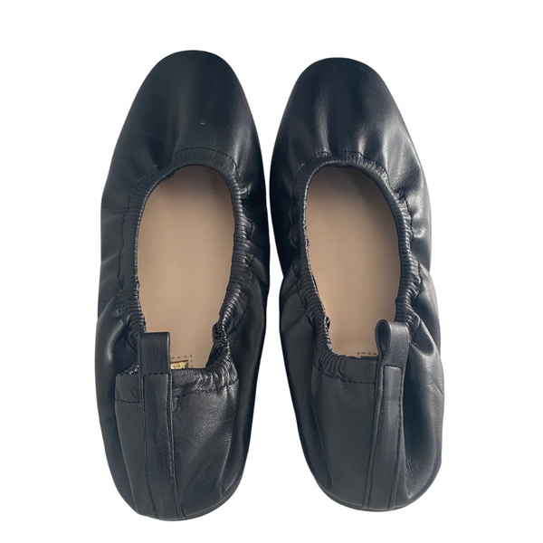 Scrunch Ballet Flats BlackSIZE 41