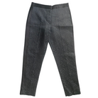 Structured  3/4 Tuxedo Trousers Patterned Black SIZE 8