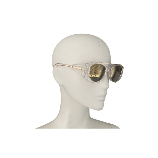 Crystal Clear Sunglasses Yellow