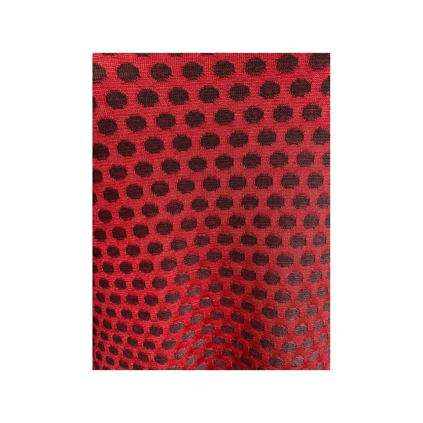 Savida Polka Dot Midi Dress Red SIZE L