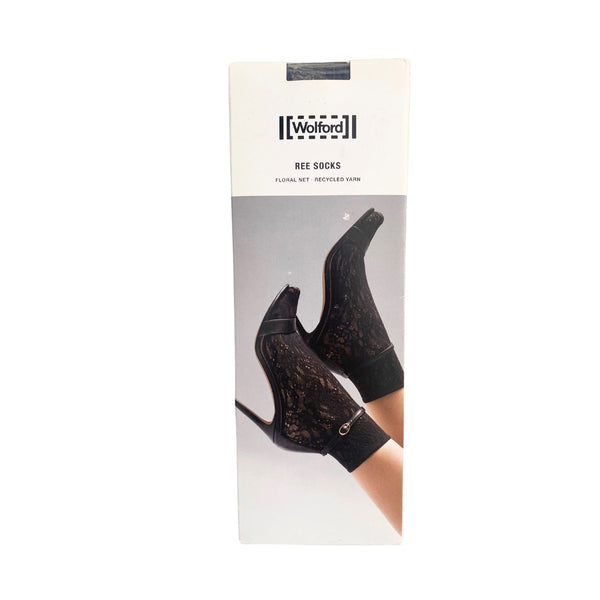 Lace Ankle Socks Ree Wolford Black