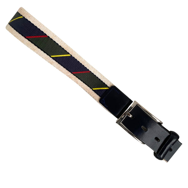 Regimental Stripe Belt Navy Multi