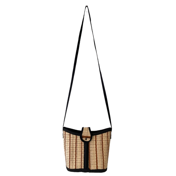 Raffia Crossbody Shoulder Bag