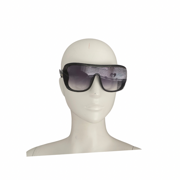 Shield Shade Oversized Sunglasses Black