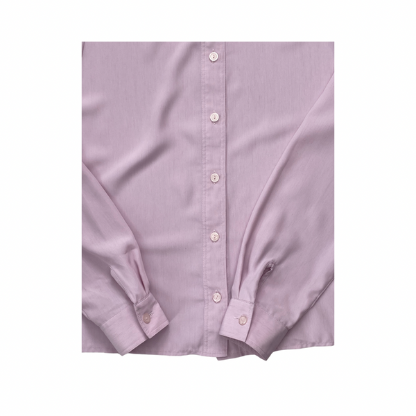 Lilac Shirt Blouse Size 14 - Vintage