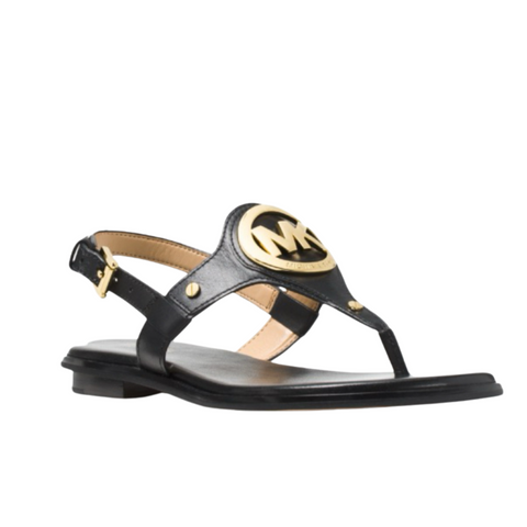 MICHAEL KORS Aubrey Charm Sandals Black SIZE 41