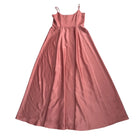 Pink dress on a white background