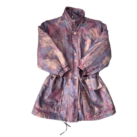 Multicolored jacket on a white background