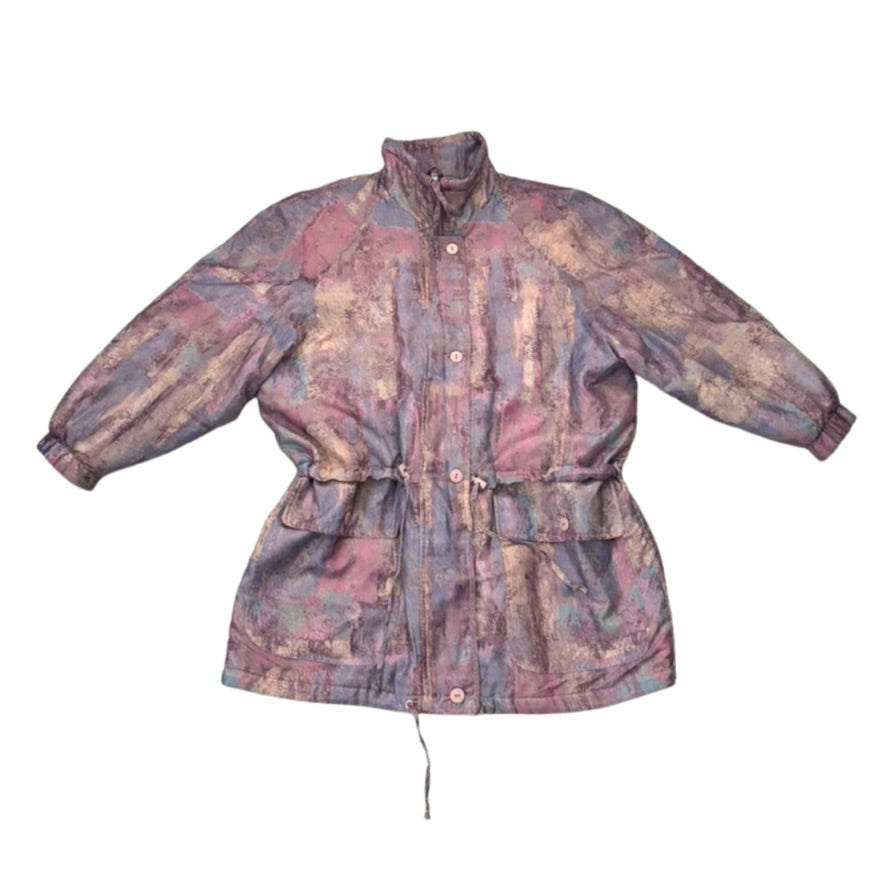 Multicolored jacket on a white background