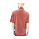 Mannequin wearing a pink t-shirt on a white background