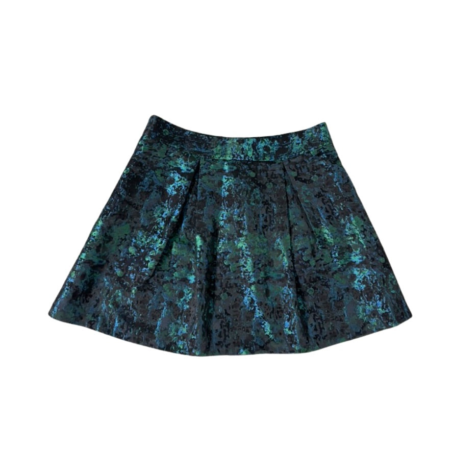 Patterned skirt on a white background