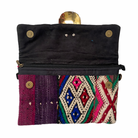 geometric patterned flap inside on a white background