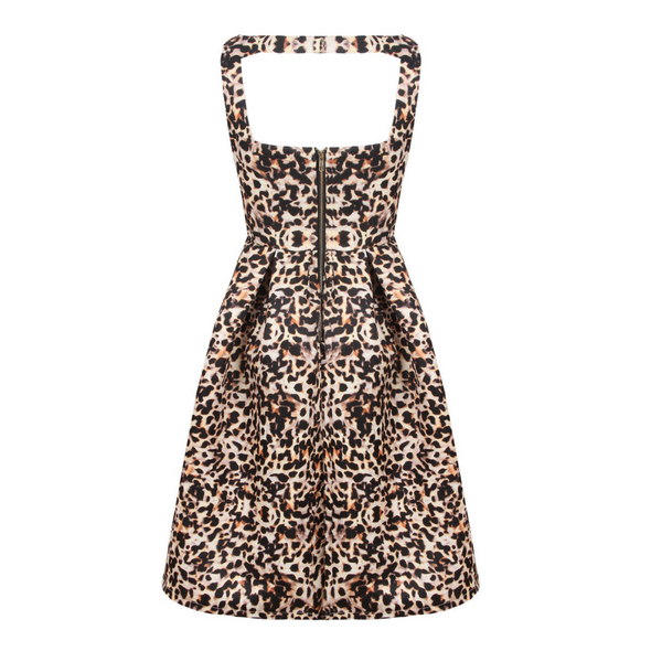 Leopard Print Prom Dress SIZE M