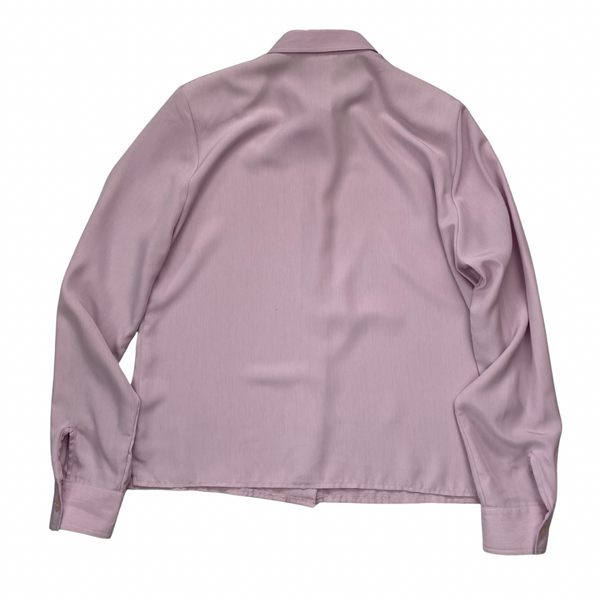 Lilac Shirt Blouse Size 14 - Vintage