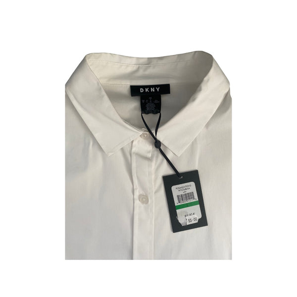 DKNY Classic Tailored Shirt White SIZE L