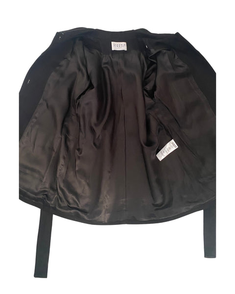 Black jacket on a white background