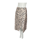 Skirt with cheetah pattern on a mannequin against a white background