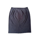 Dark blue skirt on a white background