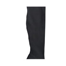 Black boot top on a white background