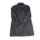 Black coat on a white background