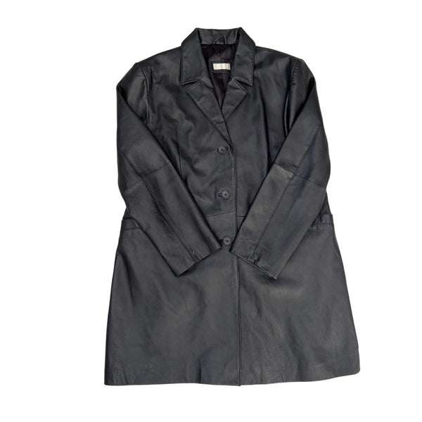 Black coat on a white background