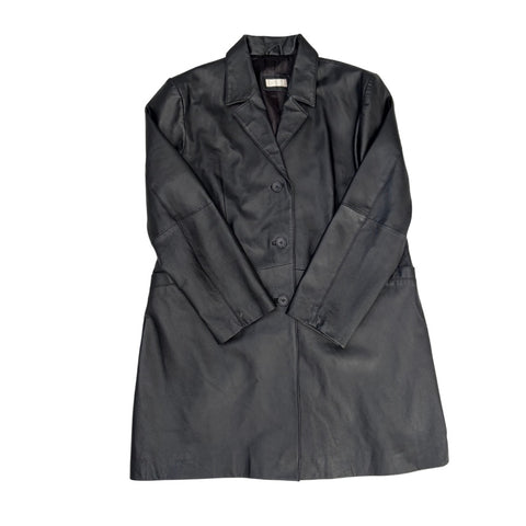 Black coat on a white background