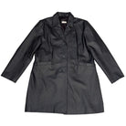 Black coat on a white background