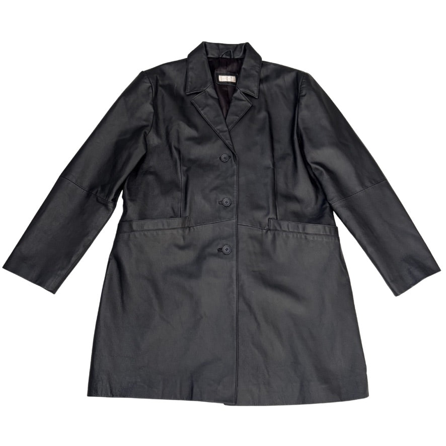 Black coat on a white background