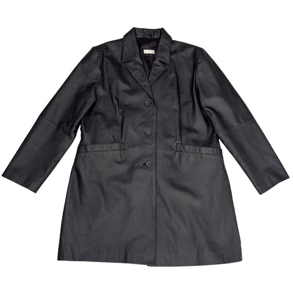 Black coat on a white background