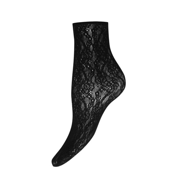 Lace Ankle Socks Ree Wolford Black