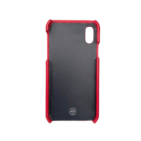 MULBERRY iPhone X Leather Phone Cover Red