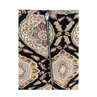 Patterned product with a zipper on a white background