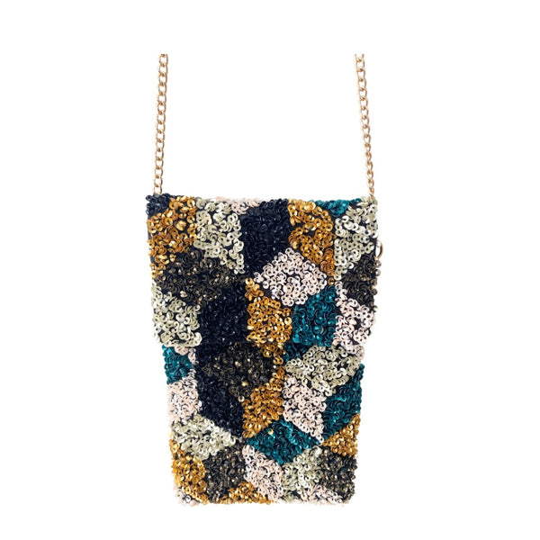 OLIVIA BONAS Maiko Sequins Bag Phoneholder