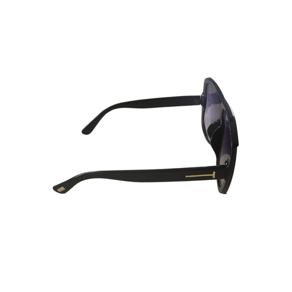 Shield Shade Oversized Sunglasses Black