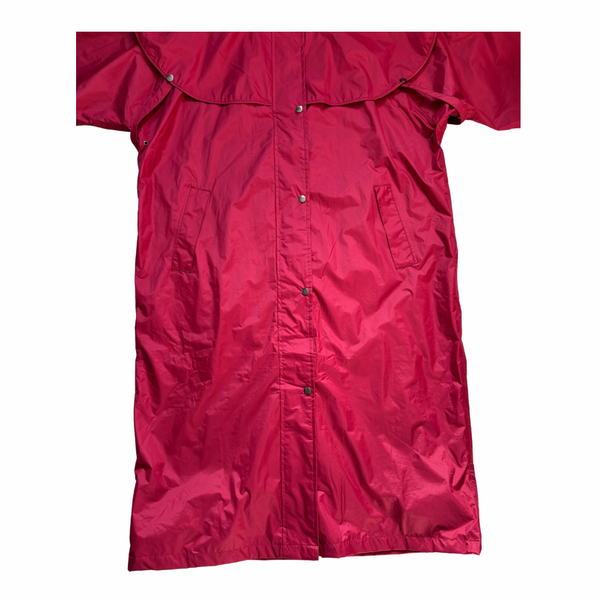 Greenbelt Countrywear Pink Waterproof Full Length Salsbury Cape Coat Size 20 – Preloved