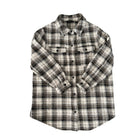 Plaid shirt on a white background