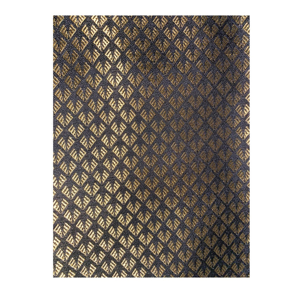 F&F Metallic Jacquard Blazer & Tapered Trouser Suit Gold Black Size 12/14- New