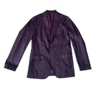 Purple blazer on a white background
