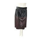 Skirt with two-tone design on a mannequin against a white background