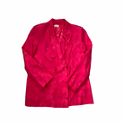 Pink satin jacket on a white background