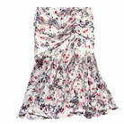 Floral patterned skirt on a white background