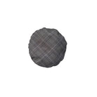 Plaid patterned beret on a white background