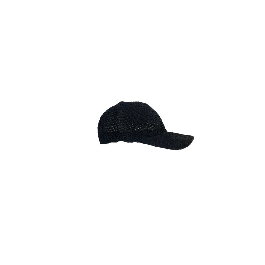 Black cap on a white background